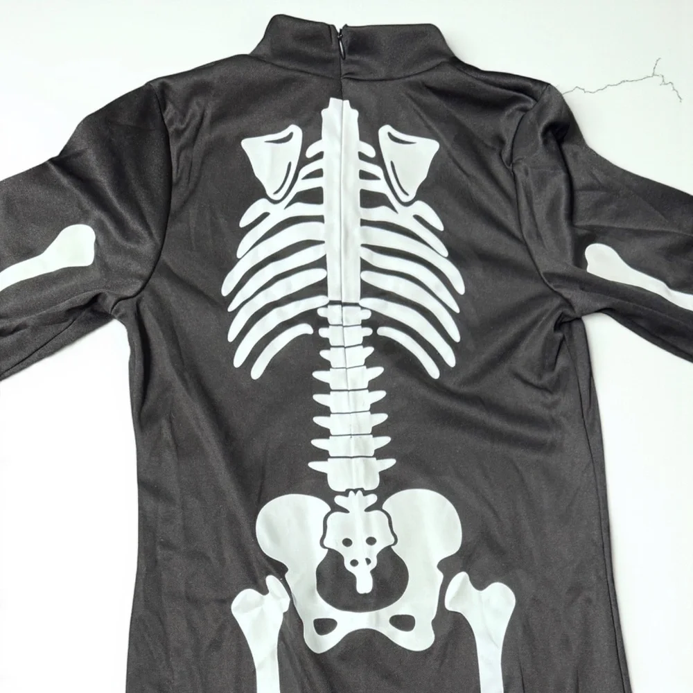 Glow in Dark Skeleton Costume NWOT Small Halloween